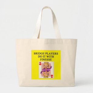 dubbele brugspeler grote tote bag