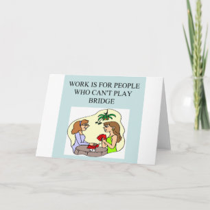 dubbele brugspeler kaart