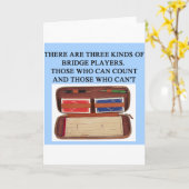 dubbele brugspeler kaart (Gele Bloem)