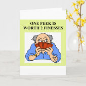 dubbele brugspeler kaart (Gele Bloem)