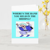 dubbele brugspeler kaart (Gele Bloem)