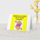 dubbele brugspeler kaart (Gele Bloem)