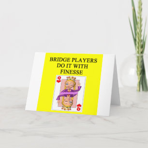 dubbele brugspeler kaart