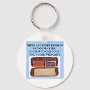 dubbele brugspeler sleutelhanger