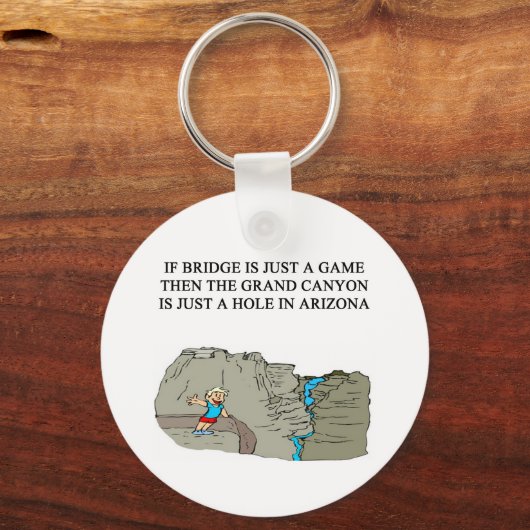 dubbele brugspeler sleutelhanger (Voorkant)