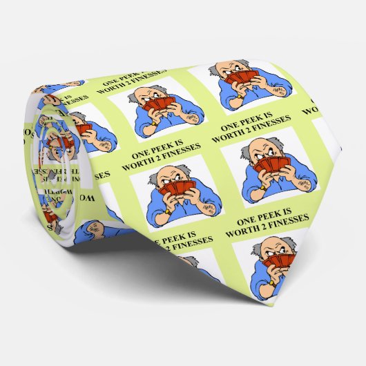 dubbele brugspeler stropdas (Opgerold)