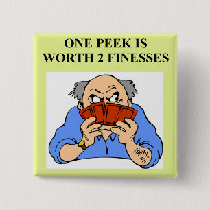 dubbele brugspeler vierkante button 5,1 cm