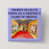 dubbele brugspeler vierkante button 5,1 cm (Voorkant)