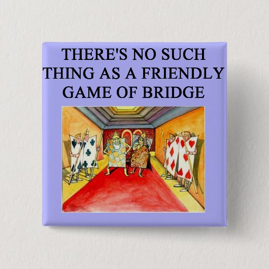 dubbele brugspeler vierkante button 5,1 cm (Voorkant)