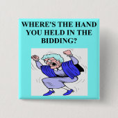 dubbele brugspeler vierkante button 5,1 cm (Voorkant)