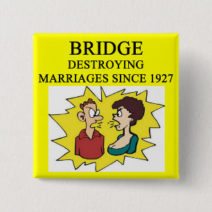 dubbele brugspeler vierkante button 5,1 cm