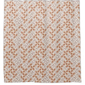 Dubbele Bubble Oranje Stijl Badkamer Douchegordijn (Voorkant)