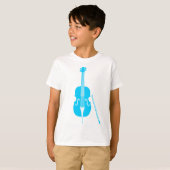 Dubbele bus - Sky Blue T-shirt (Voorkant volledig)