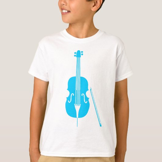 Dubbele bus - Sky Blue T-shirt (Voorkant)
