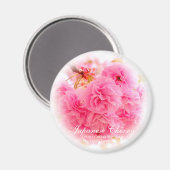 Dubbele Cherry Blossom: Sato-zakura Magneet (Voorkant / Achterkant)