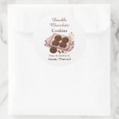 Dubbele Chocolade Koekje Cadeau Label (Tas)
