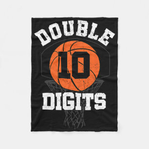 Dubbele cijfers Verjaardag Decoraties Jongen 10e B Fleece Deken