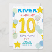 Dubbele cijfers viering Bash Kaart (Voorkant)