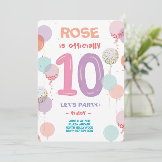 Dubbele cijfers viering Bash Kaart (Staand voorkant)