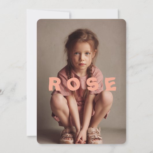 Dubbele cijfers viering Bash Kaart (Achterkant)