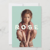 Dubbele cijfers viering feest kaart (Achterkant)