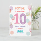 Dubbele cijfers viering feest kaart (Staand voorkant)