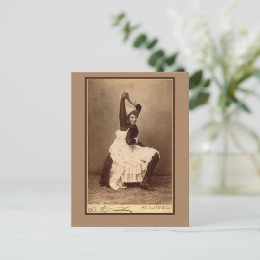 Dubbele Circus Performer op kaarten (Staand voorkant)