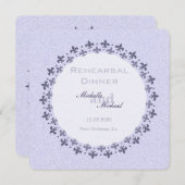 Dubbele cirkel van Fleur de Lis Kaart (Voorkant / Achterkant)