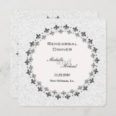 Dubbele cirkel van Fleur de Lis Kaart (Voorkant / Achterkant)