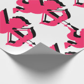 Dubbele Cupid-Valentijnsdag Cadeaupapier (Hoek)