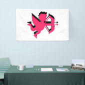 Dubbele Cupido Valentijnsdag 3x5 Vinyl Spandoek (Beurs)