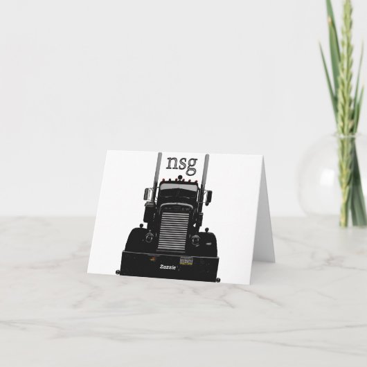 Dubbele D Peterbilt 379 de Kaart van de Nota (Achterkant)