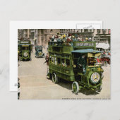 Dubbele Decker Bus op 5th Avenue Briefkaart (Voorkant / Achterkant)