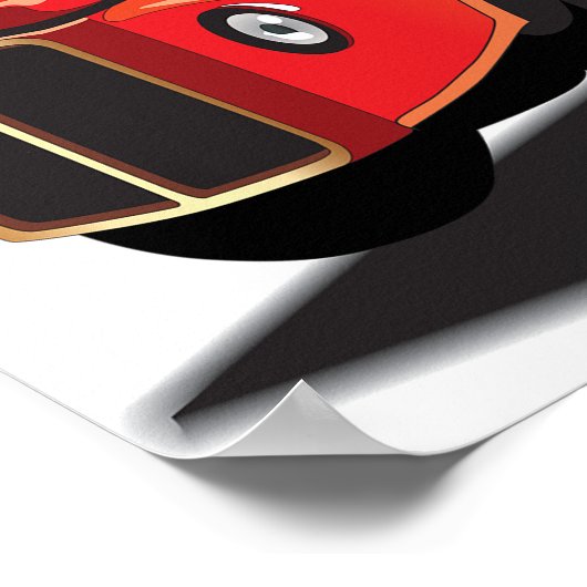 Dubbele Decker Bus Poster (Hoek)