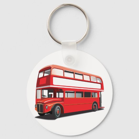 Dubbele Decker Bus Sleutelhanger (Voorkant)