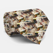 Dubbele Decker Bus Stropdas (Opgerold)