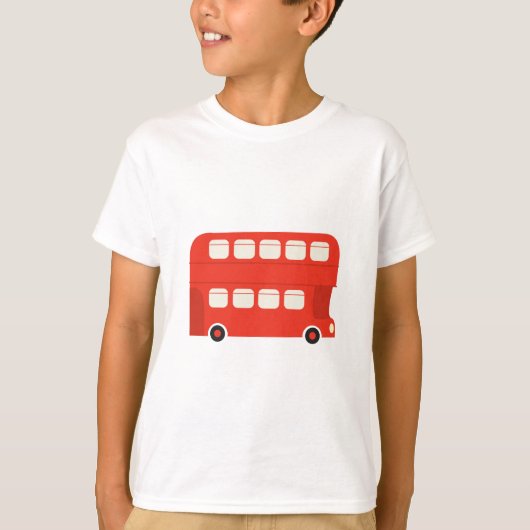Dubbele Decker Bus T-shirt (Voorkant)