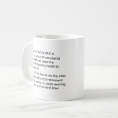 Dubbele definitie koffiemok (Voorkant links)