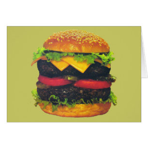 Dubbele Deluxe Hamburger met kaas