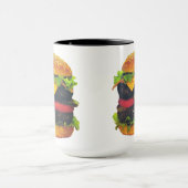 Dubbele Deluxe Hamburger met kaas Mok (Midden)