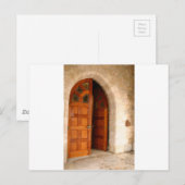 Dubbele deur briefkaart (Voorkant / Achterkant)