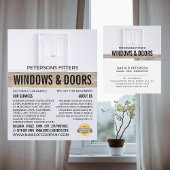 Dubbele deuren, raam- en deurfitter flyer