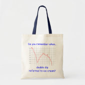 Dubbele dip tote bag (Voorkant)