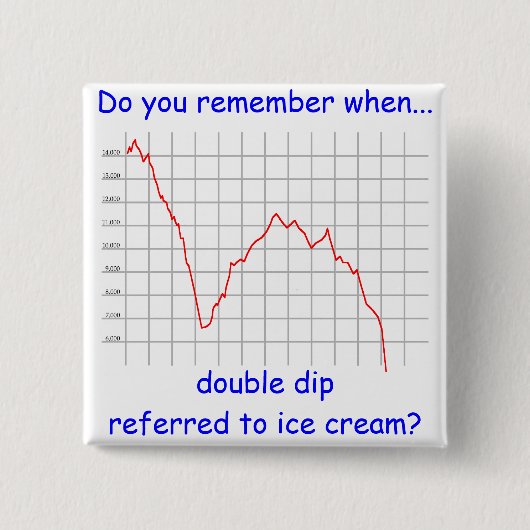 Dubbele dip vierkante button 5,1 cm (Voorkant)