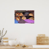 Dubbele Dog Tired Poster (Keuken)