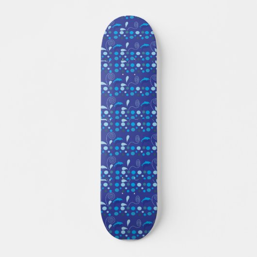 Dubbele dolfijnen skateboard (Voorkant)