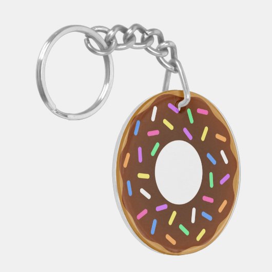 Dubbele Donut-Sleutelhanger Sleutelhanger (Voorkant Links)