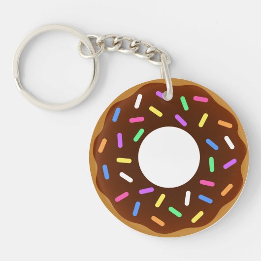 Dubbele Donut-Sleutelhanger Sleutelhanger (Voorkant)