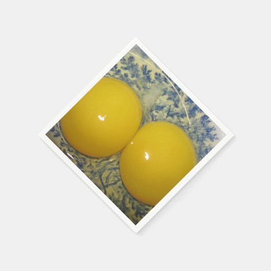 Dubbele dooier ei servet (Hoek)