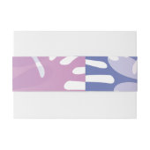 Dubbele Doves B'nai Mitzvah Envelope Wrap Uitnodigingen Wikkel (Achterkant Voorbeeld)